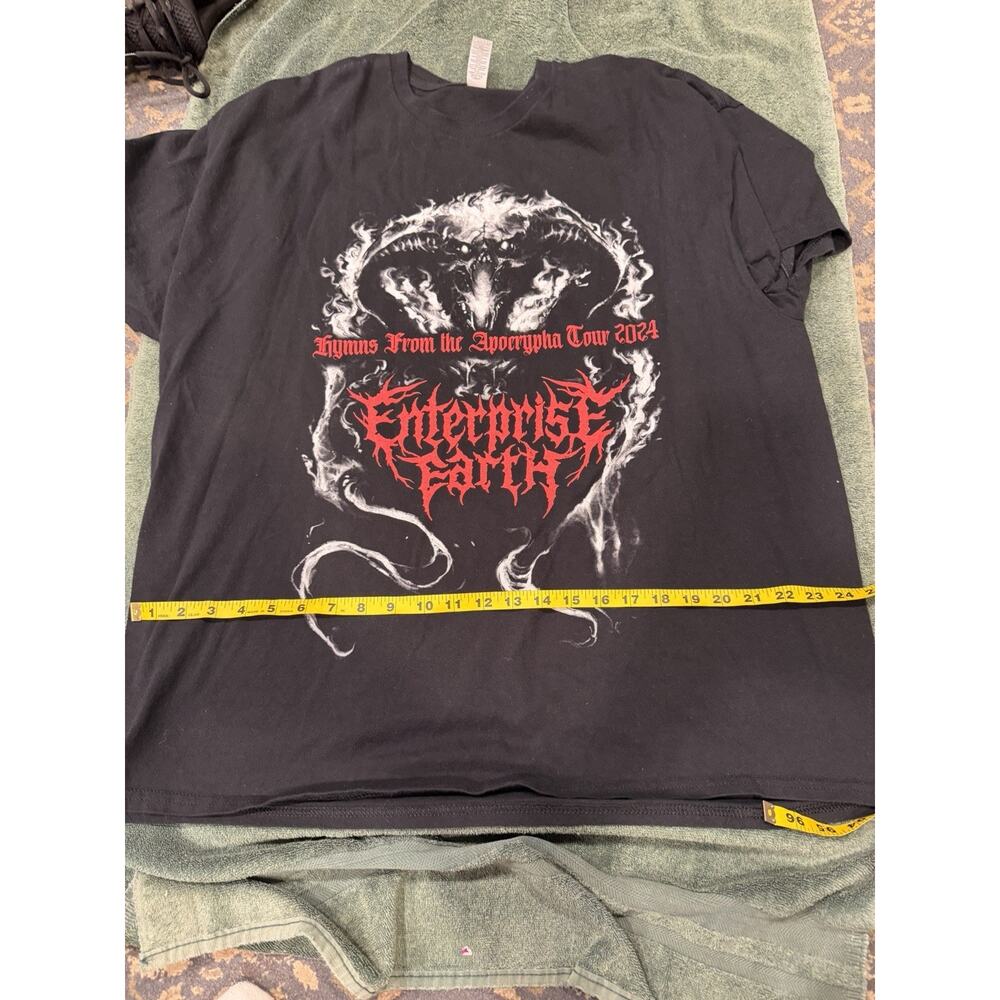 Enterprise Earth Shirt XXL NWOT European Tour Rare Hymns Apocrypha 2024